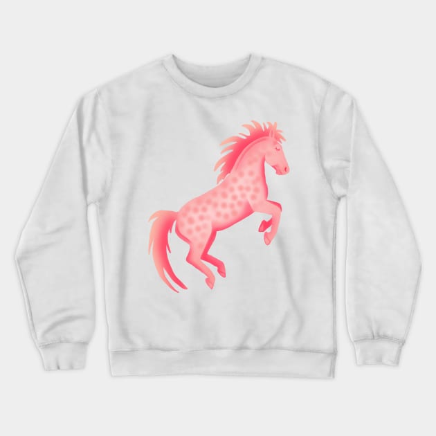 Pink pony Crewneck Sweatshirt by Shyflyer